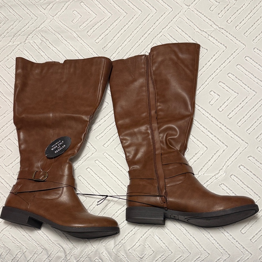 Style & Co. Tan Over the Knee Boots